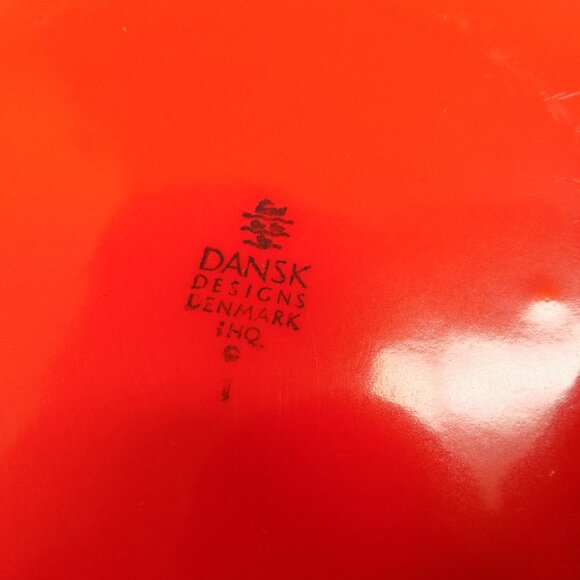 VTG Dansk IHQ Paella Pan 15" Enameled Steel Kobenstyle Quistgaard MCM Denmark - Picture 9 of 9